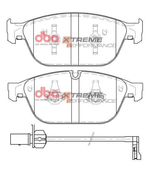 DBA XP front brake pads for Audi SQ5