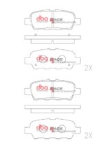 DBA RP rear brake pads for Infiniti FX, Infiniti G
