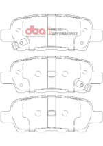 DBA XP rear brake pads for Suzuki Grand Vitara, Infiniti FX