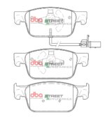 DBA SP rear brake pads for Audi A4