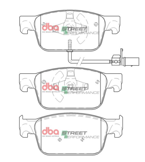 DBA SP rear brake pads for Audi A4
