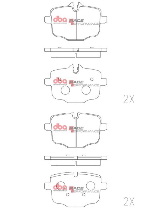 DBA RP rear brake pads for BMW 4, BMW 5