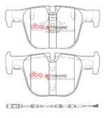DBA XP rear brake pads for BMW 4, BMW M3
