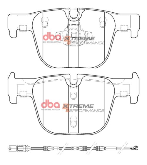 DBA XP rear brake pads for BMW 4, BMW M3