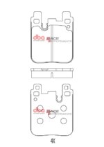 DBA RP rear brake pads for BMW 1, BMW 4