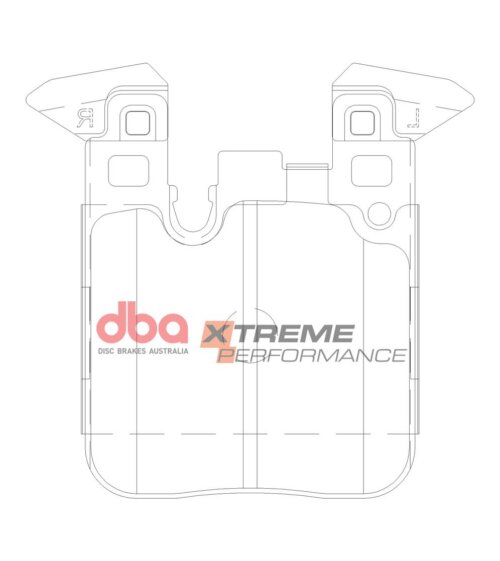 DBA XP rear brake pads for BMW 1, BMW 4