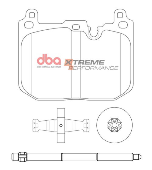 DBA XP front brake pads for BMW 1, MINI Mini