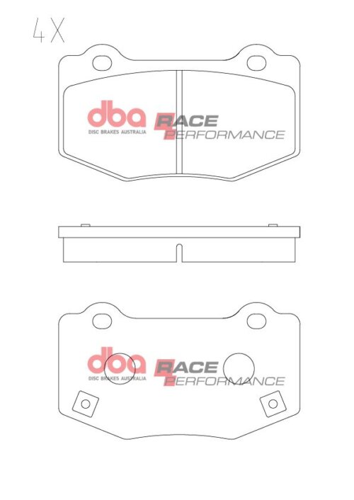 DBA RP rear brake pads for Cadillac ATS, Chevrolet Camaro