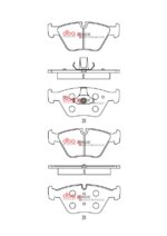 DBA RP front brake pads for BMW 3, BMW 5