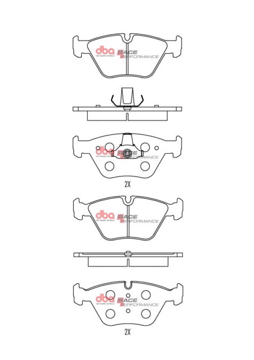DBA RP front brake pads for BMW 3, BMW 5