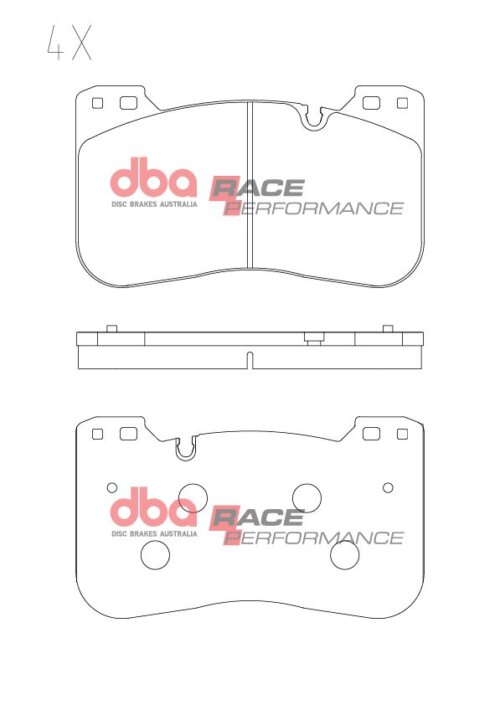 DBA RP front brake pads for BMW 4, BMW M3