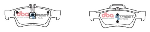 DBA SS rear brake pads for Mercedes-Benz S-Class, Mercedes-Benz SL
