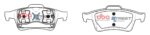 DBA SS rear brake pads for Mazda 3, Nissan Primera