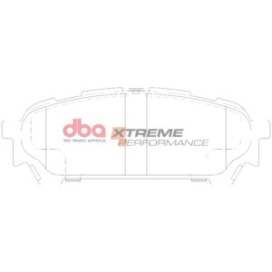 DBA XP stražnje kočione pločice za Subaru Forester, Subaru Impreza