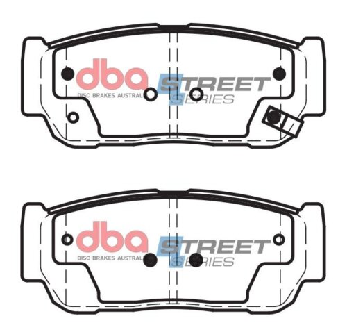 DBA SS rear brake pads for SsangYong Rexton, SsangYong Rodius
