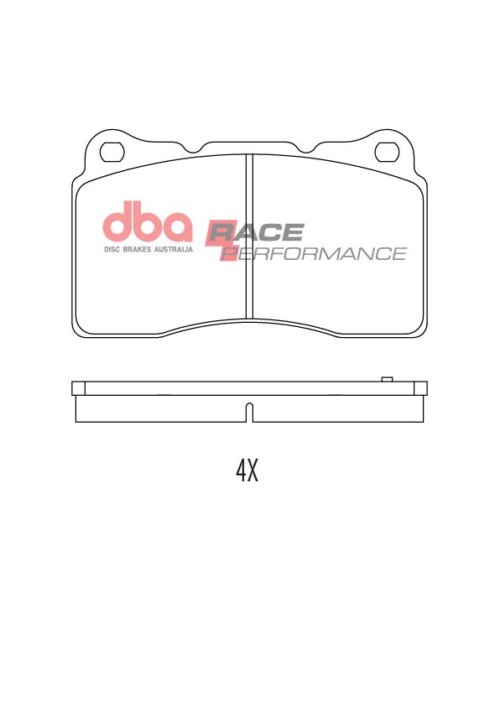 DBA RP front brake pads for Cadillac CTS, Chevrolet Camaro