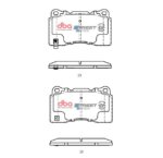 DBA SS EV front brake pads for Cadillac CTS, Chevrolet Camaro