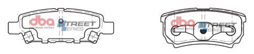 DBA SS rear brake pads for Jeep Patriot, Jeep Compass