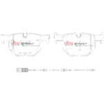 DBA SP rear brake pads for BMW 5, BMW 6