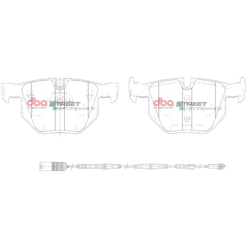 DBA SP rear brake pads for BMW 5, BMW 6