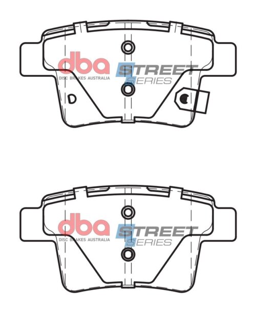 DBA SS rear brake pads for Ford Mondeo, Jaguar X-Type