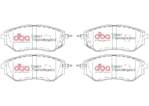 DBA SP front brake pads for Subaru Forester, Subaru Legacy