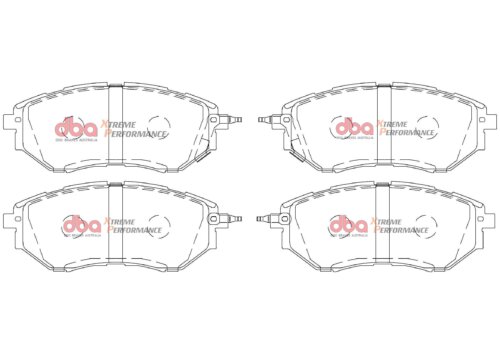 DBA XP front brake pads for Subaru Forester, Subaru Legacy