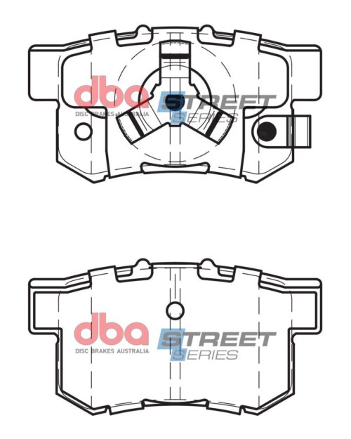 DBA SS rear brake pads for Honda CR-V, Honda FR-V