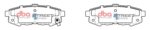 DBA SS rear brake pads for Mazda MPV