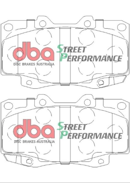 DBA SP front brake pads for Toyota Hilux