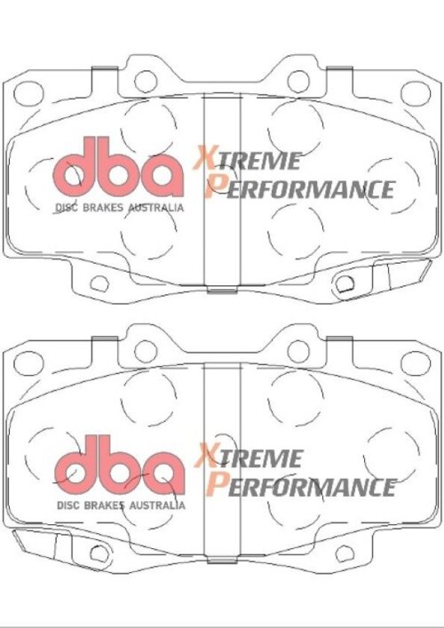 DBA XP front brake pads for Toyota Hilux