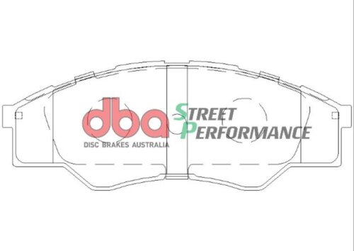 DBA SP front brake pads for Toyota Hi-Lux