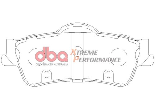 DBA XP rear brake pads for Bitter Vero