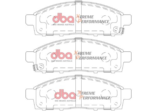 DBA XP front brake pads for Mitsubishi L200, FIAT Fullback
