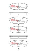 DBA RP rear brake pads for Subaru Forester, Subaru BRZ