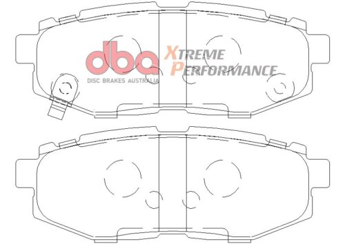 DBA XP rear brake pads for Subaru Forester, Subaru BRZ