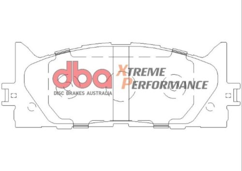 DBA XP front brake pads for Lexus ES, Toyota Prius+