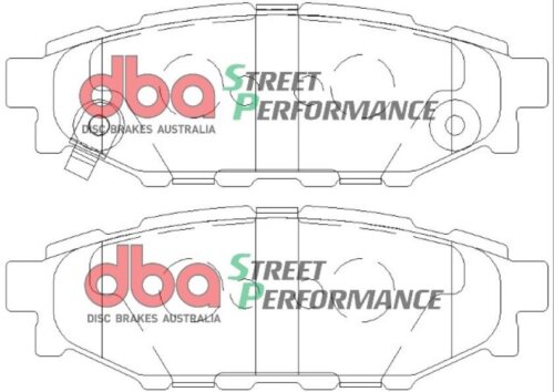DBA SP rear brake pads for Subaru Forester, Subaru Legacy