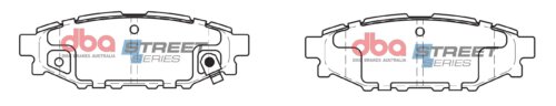 DBA SS rear brake pads for Subaru Forester, Subaru Legacy