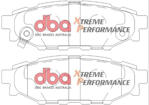 DBA XP rear brake pads for Subaru Forester, Subaru Legacy