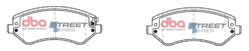 DBA SS front brake pads for Jeep Cherokee