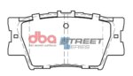 DBA SS rear brake pads for Lexus ES, Toyota Prius+