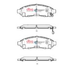 DBA SS EV front brake pads for Nissan Navara, Nissan Leaf