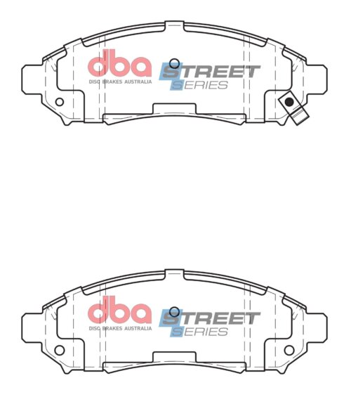 DBA SS front brake pads for Nissan Navara, Nissan Leaf