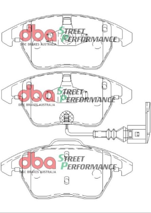 DBA SP front brake pads for VW Polo, Audi TT
