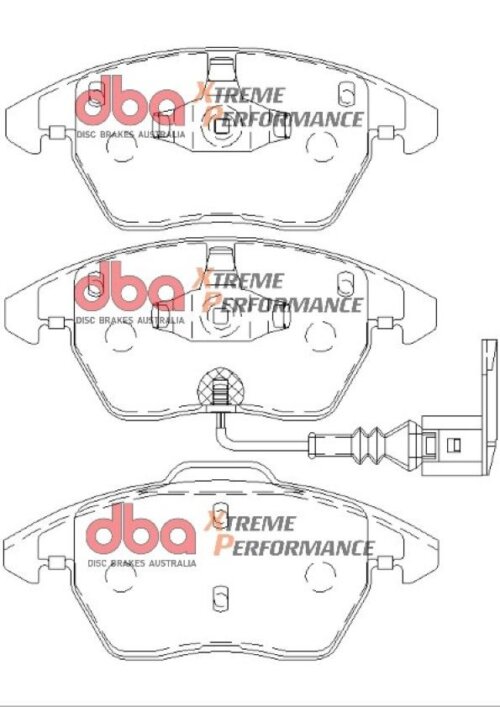 DBA XP front brake pads for VW Polo, Audi TT