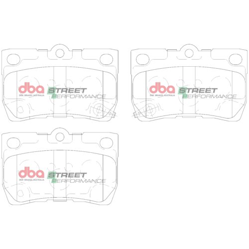 DBA SP rear brake pads for Lexus GS, Lexus IS