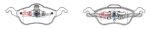DBA SS front brake pads for Ford Focus