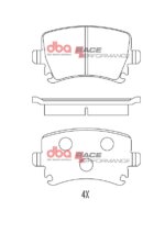 DBA RP rear brake pads for Audi TT, SEAT Exeo ST