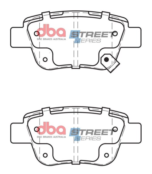 DBA SS rear brake pads for Toyota Corolla Verso, Toyota Previa